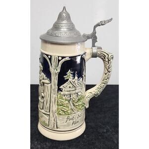 Vintage Beer Stein w Lid #480 Made in Germany